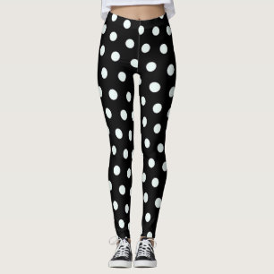 Legging Bolinhas Pretas