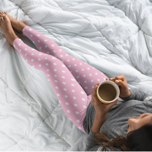 Legging Bolinhas Rosa