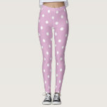 Legging Bolinhas Rosa Angora<br><div class="desc">Esta é uma mistura única da cor rosa, para alguns olhos que quase se parece com uma lavanda muito leve. Faz lembrar uma linda mistura de cor de blusa, daí a decisão de chamá-la de Rosa Angora. Esses produtos parecem excelentes ou com um pequeno nome personalizado ou uma citação adicionada...</div>