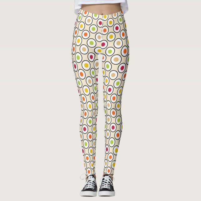 Legging Bolinhas Sushi Maki (Frente)