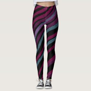 Legging Bolinhas universal GYM rodando design preto