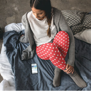 Legging Bolinhas Vermelha