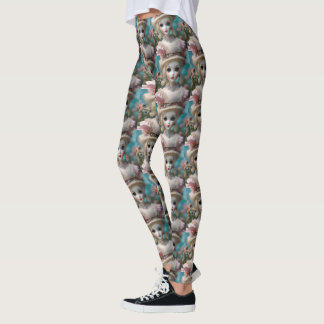 Legging Boneca Vintage Azul,