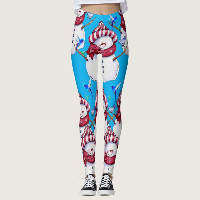 Legging boneco de neve (Frente)