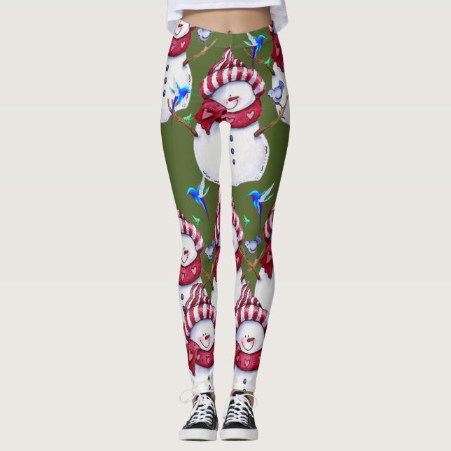 Legging boneco de neve (Frente)