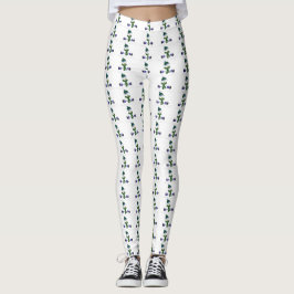 Legging Bonecos de Neve em Forma