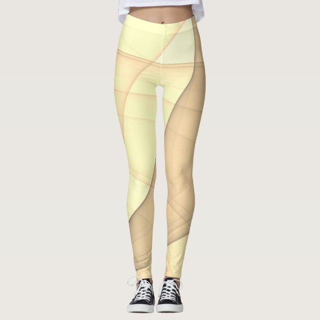 Legging Bonita Abstrato Geométrica Na moda (Frente)