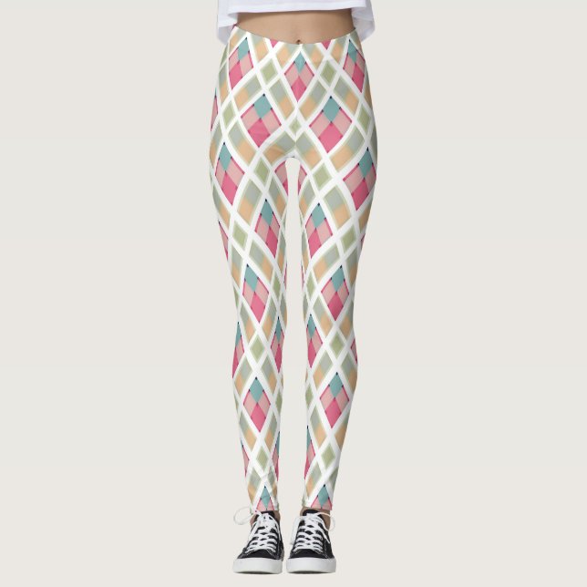 Legging Bonita, xadrez (Frente)