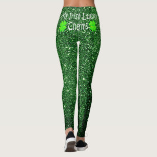 Legging Bonito Beija Minha Sorte Charme Glitz Verde Irland