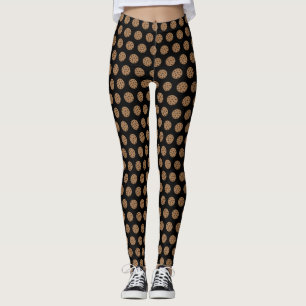 Legging Bonito Cookie Foodie Black