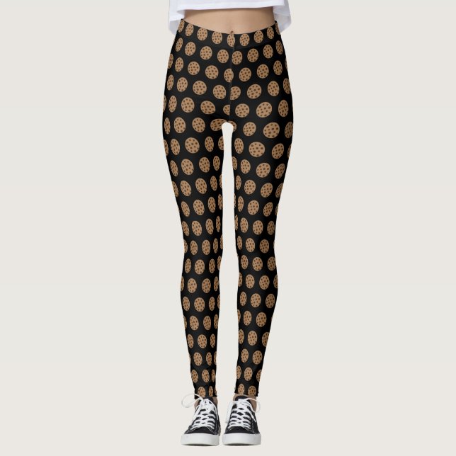Legging Bonito Cookie Foodie Black (Frente)