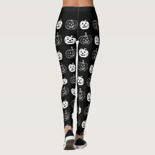 Legging Bonito Jack O Lanterna Patterno Halloween
