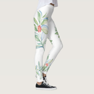 Legging Bonito Natal Vermelho e Verde Holly