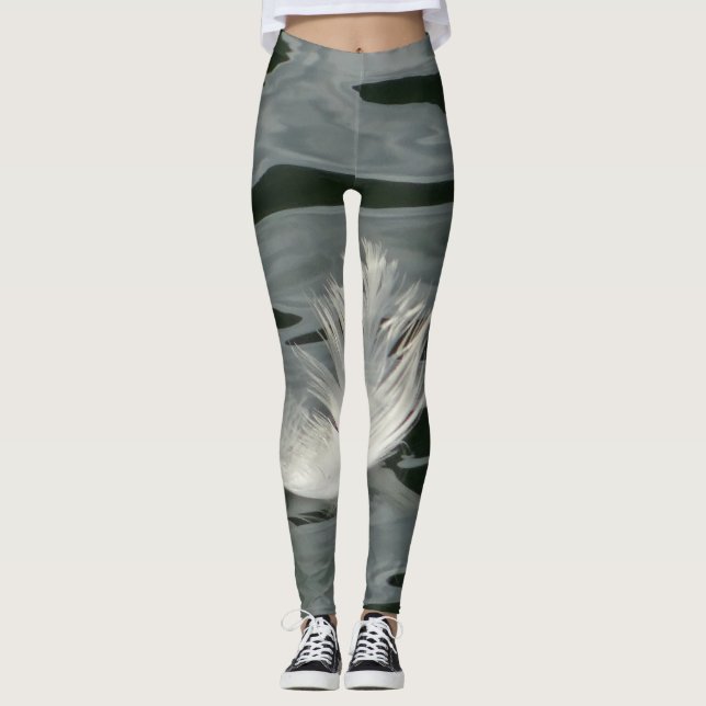 Legging Bonito pena branca (Frente)