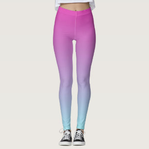 Legging Bonito Púrpura e Azul