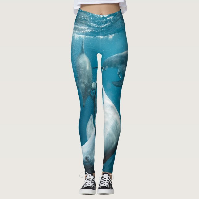 Legging Bonitos golfinhos (Frente)
