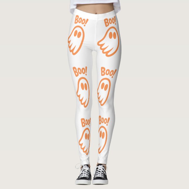 Legging Boo Bonito! - Design de Halloween (Frente)