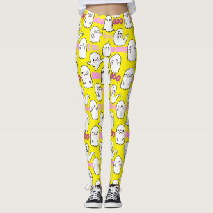 Legging Boo, fantasma.b B Amarelo BG