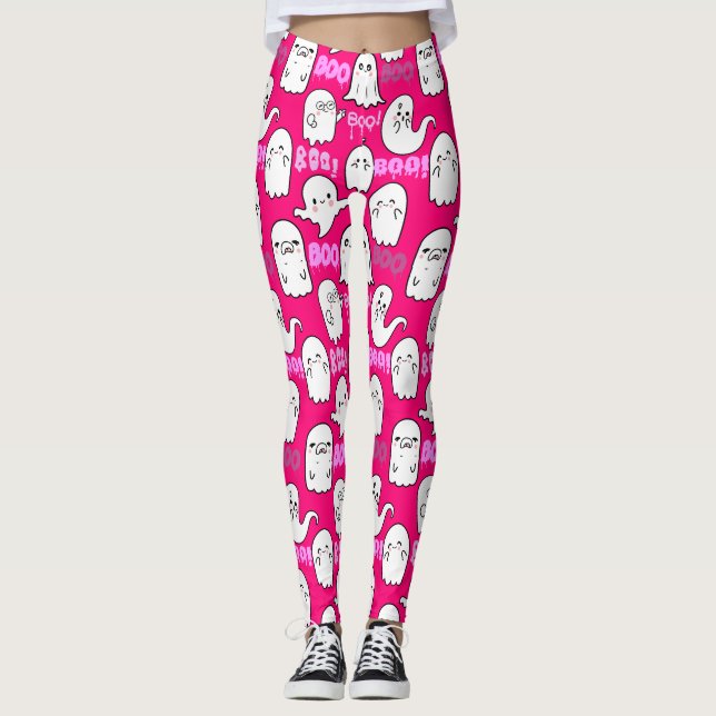 Legging Boo, fantasma.b B Rosa BG (Frente)