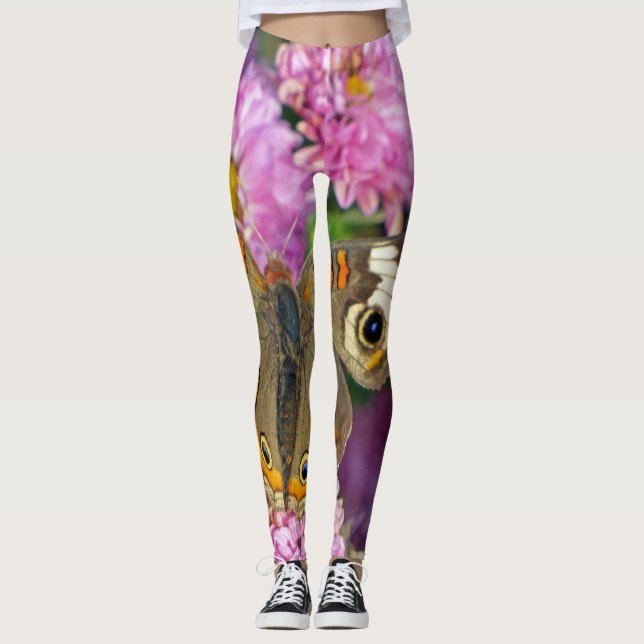 Legging Borboleta de Buckeye Comum (Frente)