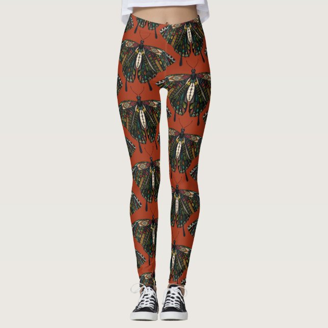 Legging borboleta-do-mato-pequeno (Frente)