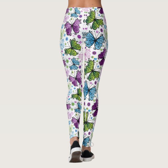 Legging Borboleta Retro Hippy Trippy (Verso)
