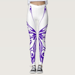 Legging Borboleta roxa