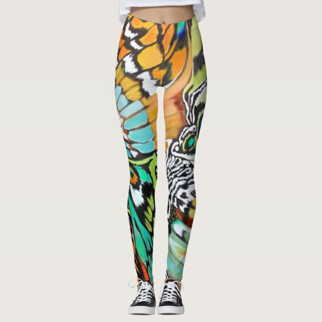 Legging Borboleta surrealista (Frente)