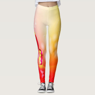 Legging Borboleta Vermelha