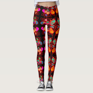Legging Borboletas Abstrato