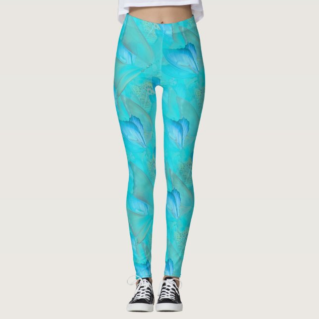 Legging Borboletas abstrato Mover (Frente)