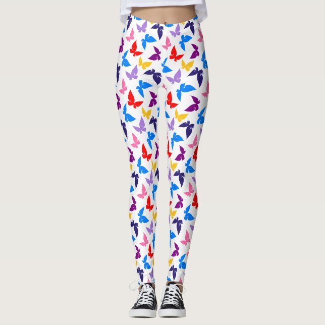Legging Borboletas coloridas (Frente)