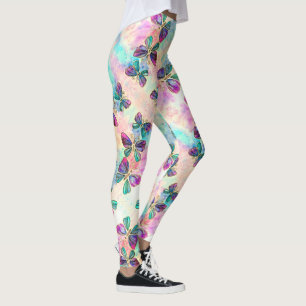 Legging Borboletas coloridas bonitos 8 -