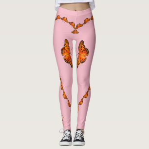 Legging Borboletas da paixão no rosa do coração - dance