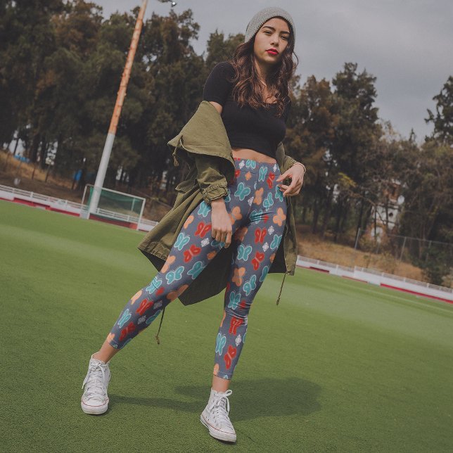 Legging Borboletas de Doodle (Criador carregado)