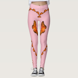 Legging Borboletas de paixão em cor-de-rosa - Dança comigo