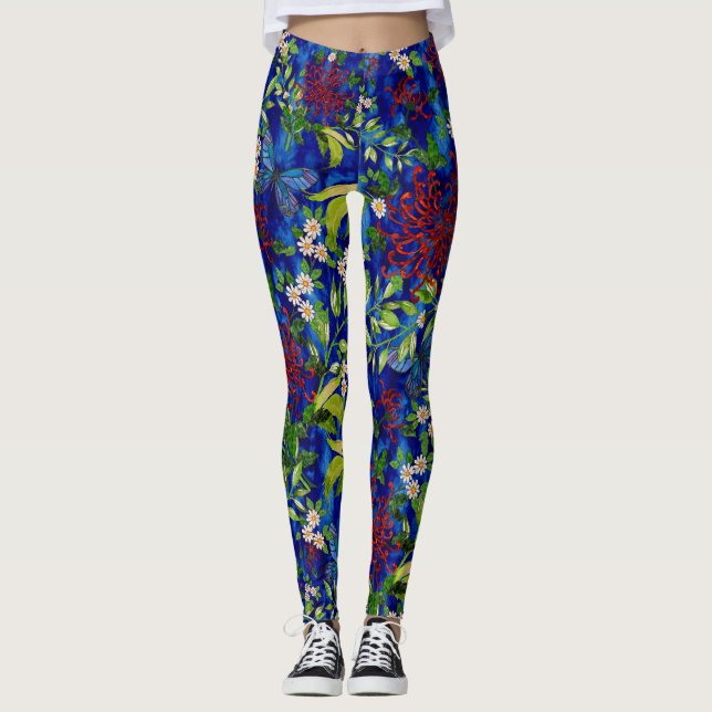 Legging Borboletas e margaridas (Frente)