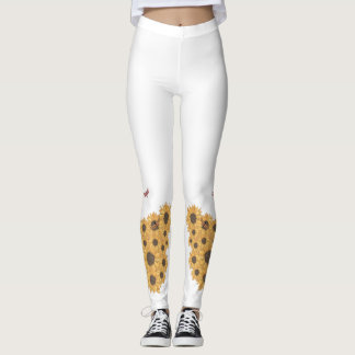 Legging Borboletas e Pernas de Girassol - Vibrantes e Esti