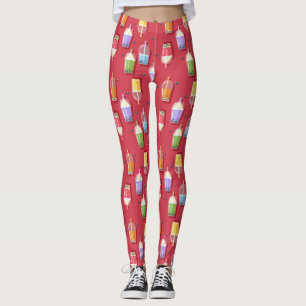 Legging borbulha arco-íris tênue