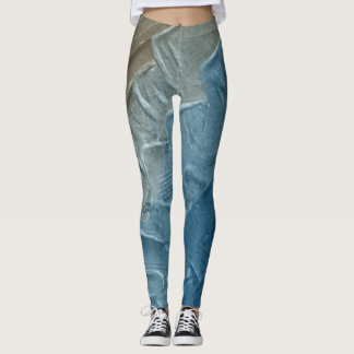 Legging Borda do Oceano: Uma Pintura Digital de Tranquilid