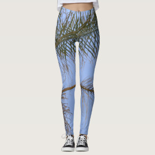 Legging Bordas da Árvore Palm