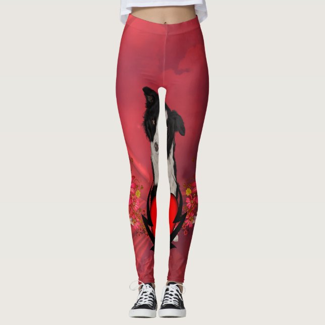 Legging Border collie bonito (Frente)