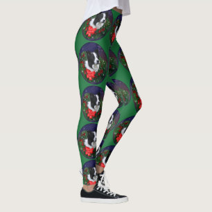 Legging Border Collie Christmas