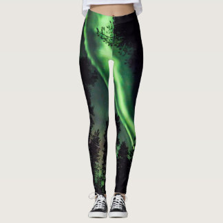 Legging Borealis da Aurora em Lapland finlandês