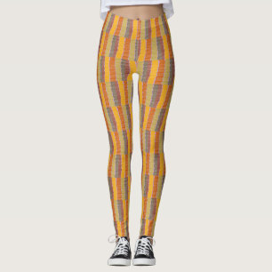 Legging Borgonha Amarelo-Amarelo-Laranja Lilac Lilac Estic