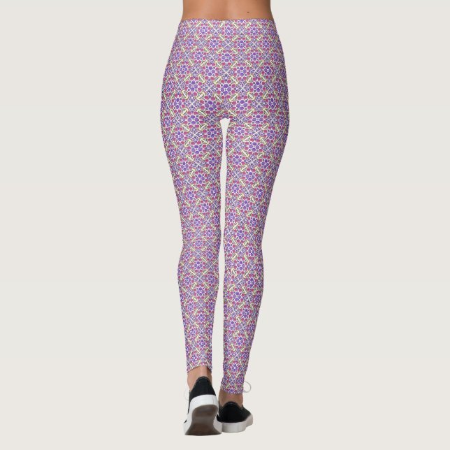 Legging Botanical Pop - Berry (Verso)