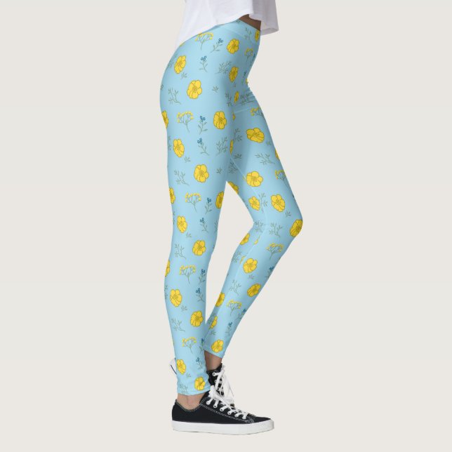 Legging Bottercopos Florais (Direita)
