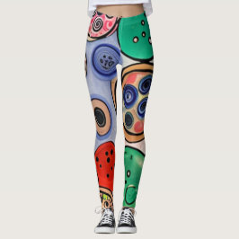 Legging Botton Art
