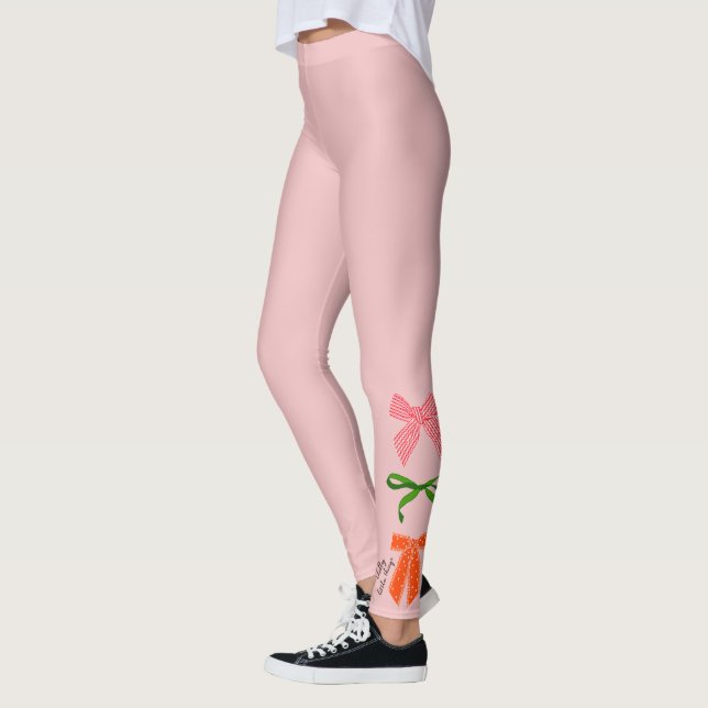 Legging Bow Jolly Little Things Christmas  (Esquerda)