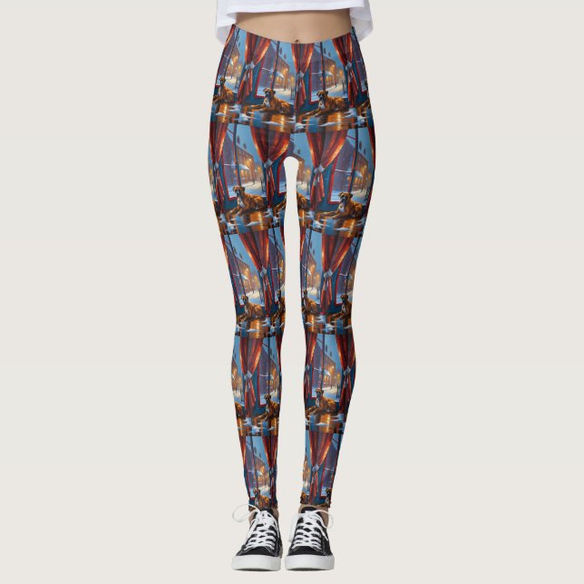 Legging Boxer with Christmas Lights Holiday (Frente)